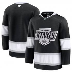 Men\'s Los Angeles Kings Blank Black 2024-25 Home Stitched Hockey Jersey