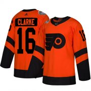 Wholesale Cheap Adidas Flyers #16 Bobby Clarke Orange Authentic 2019 Stadium Series Women's Stitched NHL Jersey