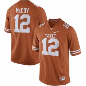 Wholesale Cheap Men\'s Texas Longhorns 12 Colt McCoy Orange Nike College Jersey