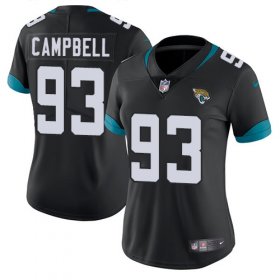 Wholesale Cheap Nike Jaguars #93 Calais Campbell Black Team Color Women\'s Stitched NFL Vapor Untouchable Limited Jersey