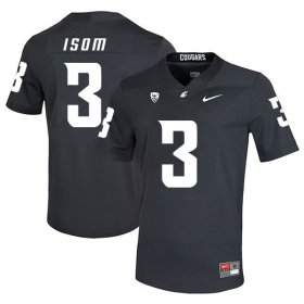 Wholesale Cheap Washington State Cougars 3 Daniel Isom Black College Football Jersey