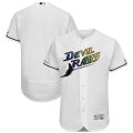 Wholesale Cheap Tampa Bay Rays Blank Majestic Turn Back The Clock Home Flex Base Authentic Collection Team Jersey White