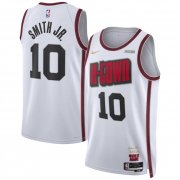 Cheap Men's Houston Rockets #10 Jabari Smith Jr. White 2024-25 City Edition Stitched Jersey