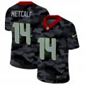 Cheap Seattle Seahawks #14 DK Metcalf Men's Nike 2020 Black CAMO Vapor Untouchable Limited Stitched NFL Jersey