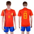 Wholesale Cheap Spain #8 Xavi Home Soccer Country Jersey