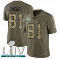 Wholesale Cheap Nike 49ers #81 Jordan Matthews Olive/Camo Super Bowl LIV 2020 Men's Stitched NFL Limited 2017 Salute To Service Jersey