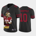 Cheap San Francisco 49ers #10 Jimmy Garoppolo Nike Team Hero Vapor Limited NFL 100 Jersey Black