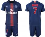 Wholesale Cheap Paris Saint-Germain #7 Mbappe Home Soccer Club Jersey