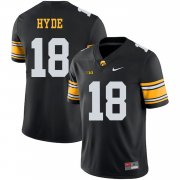 Wholesale Cheap Iowa Hawkeyes 18 Micah Hyde Black College Football Jersey