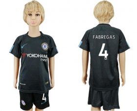 Wholesale Cheap Chelsea #4 Fabregas Sec Away Kid Soccer Club Jersey