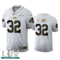 Wholesale Cheap Kansas City Chiefs #32 Tyrann Mathieu Men's Nike White Golden Super Bowl LIV 2020 Edition Vapor Limited NFL 100 Jersey