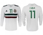 Wholesale Cheap Mexico #11 C.Vela Away Long Sleeves Soccer Country Jersey