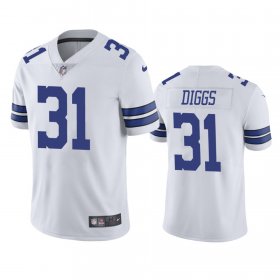 Wholesale Cheap Men\'s Dallas Cowboys #31 Trevon Diggs White 2020 NFL Draft Vapor Limited Jersey