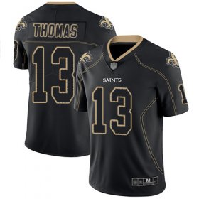 Wholesale Cheap Nike Saints #13 Michael Thomas Lights Out Black Men\'s Stitched NFL Limited Rush Jersey