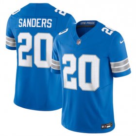 Cheap Men\'s Detroit Lions #20 Barry Sanders Blue 2024 F.U.S.E. Vapor Limited Stitched Jersey