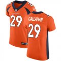 Wholesale Cheap Nike Broncos #29 Bryce Callahan Orange Team Color Men's Stitched NFL Vapor Untouchable Elite Jersey