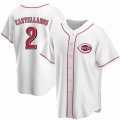 Nick Castellanos Men's Cincinnati Reds Home Jersey - White