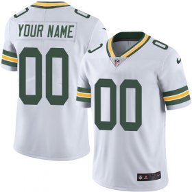 Wholesale Cheap Nike Green Bay Packers Customized White Stitched Vapor Untouchable Limited Youth NFL Jersey