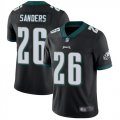 Wholesale Cheap Nike Eagles #26 Miles Sanders Black Alternate Men's Stitched NFL Vapor Untouchable Limited Jersey