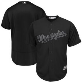 Wholesale Cheap Washington Nationals Blank Majestic 2019 Players\' Weekend Cool Base Team Jersey Black