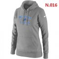 Wholesale Cheap Women's Nike Detroit Lions Heart & Soul Pullover Hoodie Light Grey