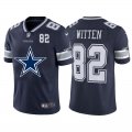 Wholesale Cheap Dallas Cowboys #82 Jason Witten Navy Blue Men's Nike Big Team Logo Player Vapor Limited NFL Jersey