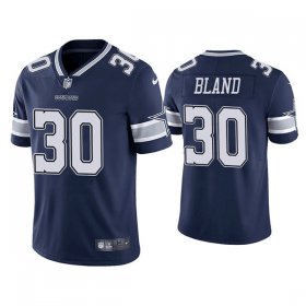 Wholesale Men\'s Dallas Cowboys #30 DaRon Bland Navy Vapor Limited Stitched Jersey