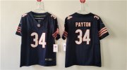 Cheap Women's Chicago Bears #34 Walter Payton Navy 2024 Draft F.U.S.E. Vapor Football Stitched Jersey(Run Small)