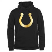 Wholesale Cheap Men's Indianapolis Colts Pro Line Black Gold Collection Pullover Hoodie