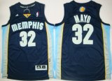 Wholesale Cheap Memphis Grizzlies #32 O.J. Mayo Revolution 30 Swingman Navy Blue Jersey