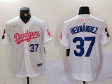 Cheap Men's Los Angeles Dodgers #37 Teoscar Hern