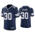 Wholesale Men's Dallas Cowboys #30 DaRon Bland Navy Vapor Limited Stitched Jersey