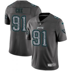 Wholesale Cheap Nike Eagles #91 Fletcher Cox Gray Static Men\'s Stitched NFL Vapor Untouchable Limited Jersey