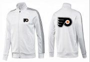 Wholesale Cheap NHL Philadelphia Flyers Zip Jackets White-1