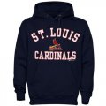 Wholesale Cheap St.Louis Cardinals Fastball Fleece Pullover Navy Blue MLB Hoodie