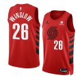 Wholesale Cheap Men's Portland Trail Blazers #26 Justise Winslow 2022-23 Red Statement Edition Swingman Stitched Basketball Jersey