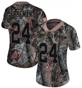 Wholesale Cheap Nike Falcons #24 Devonta Freeman Camo Women\'s Stitched NFL Limited Rush Realtree Jersey