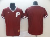 Wholesale Cheap Men Philadelphia Phillies Blank Red Game Throwback Nike 2022 MLB Jersey