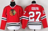 Wholesale Cheap Blackhawks #27 Johnny Oduya Red Stitched Youth NHL Jersey