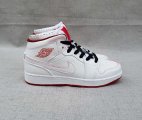 Wholesale Cheap Women's Jordan 1 Mid Shoes White red black