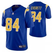 Wholesale Cheap Men's Los Angeles Chargers #84 Gerald Everett Royal Vapor Untouchable Limited Stitched Jersey