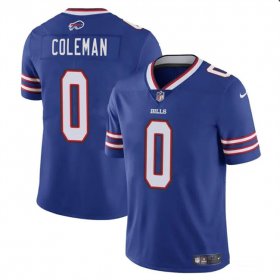 Cheap Men\'s Buffalo Bills #0 Keon Coleman Blue 2024 Draft Vapor Untouchable Limited Football Stitched Jersey