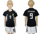 Wholesale Cheap Argentina #9 Kun Aguero Away Kid Soccer Country Jersey