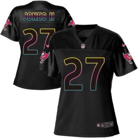 Wholesale Cheap Nike Buccaneers #27 Ronald Jones II Black Women\'s NFL Fashion Game Jersey