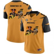 Wholesale Cheap Missouri Tigers 34 Larry Rountree III Gold Nike Fashion College Football Jersey