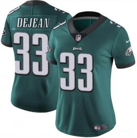 Cheap Women\'s Philadelphia Eagles #33 Cooper DeJean Green 2024 Draft Vapor Untouchable Limited Football Stitched Jersey(Run Small)