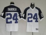 Wholesale Cheap Cowboys #24 Marion Barber White Thanksgiving Stitched Throwback NFL Jersey