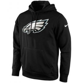 Wholesale Cheap Men\'s Philadelphia Eagles Nike Black KO Logo Essential Hoodie