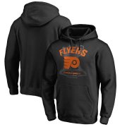 Wholesale Cheap Men's Philadelphia Flyers Black 2019 Stadium Series Blue Line Pullover Hoodie