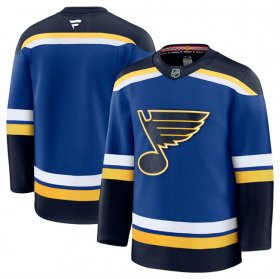 Men\'s St. Louis Blues Blank Blue 2024-25 Home Stitched Hockey Jersey